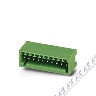 На фото: штекерные разъемы для печатных плат mc 0,5/12-g-2,5 Phoenix Contact