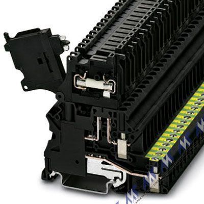 клемма винтовой зажим ut 4-pe/hesi led 24 (5x20)