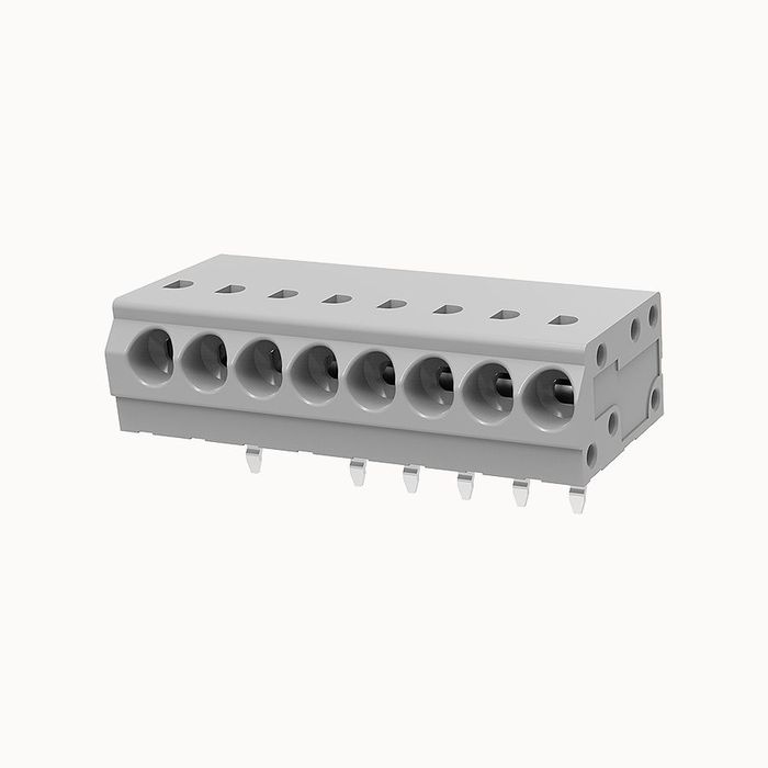 На фото клеммник нажимной на плату DG250W-3.5-08P-11-100Z(H) DEGSON (Дегсон) 