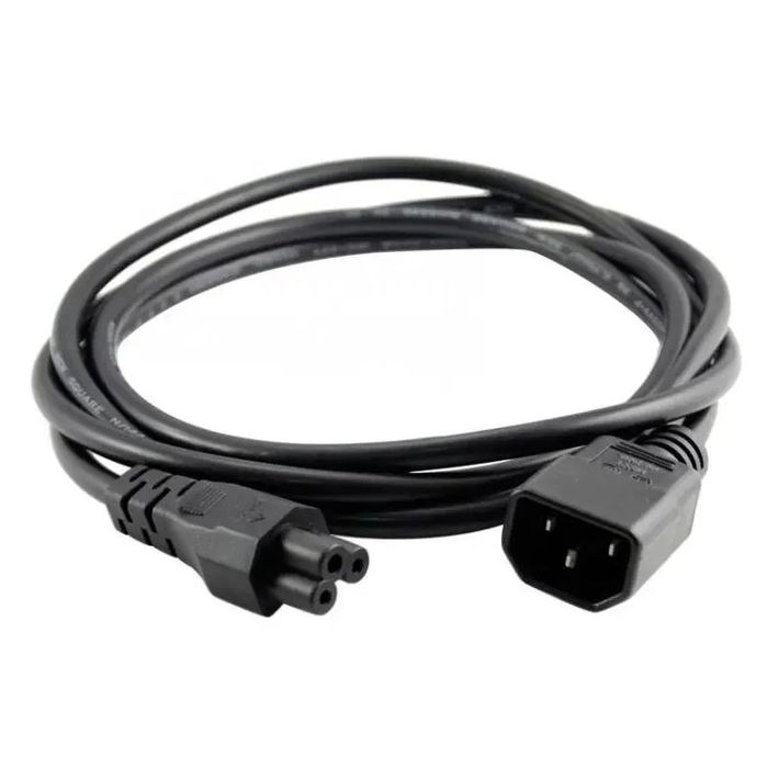На фото: cable iec 320 c14 to c5 POWERCOM для источника бесперебойного питания 