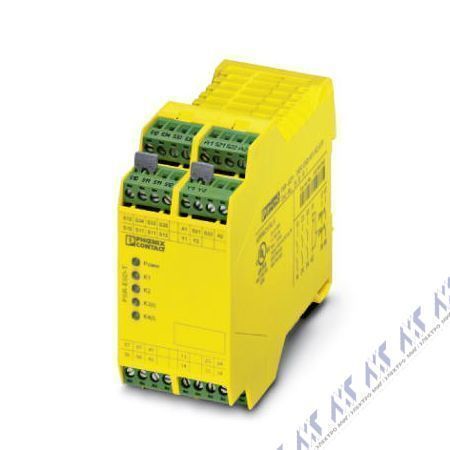 На фото: реле безопасности psr-scp- 24dc/esd/5x1/1x2/ t 3 Phoenix Contact