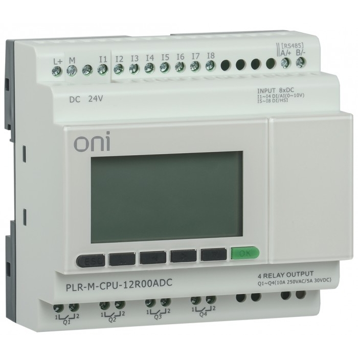 Программируемые логические контроллеры plr-m-cpu-12r00adc 