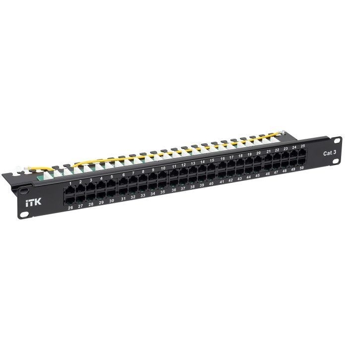 На фото: патч панели pp50-1uc03u-d05 IEK (ИЭК)