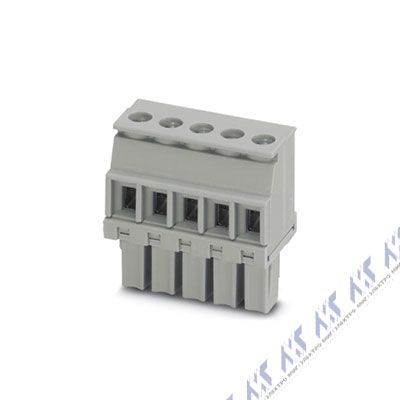 На фото: штекерные разъемы для печатных плат bcvp-381w-10 bk Phoenix Contact
