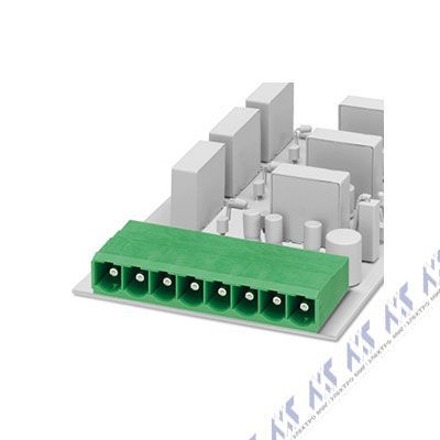 На фото: штекерные разъемы для печатных плат pc 6-16/ 2-g-10,16 Phoenix Contact