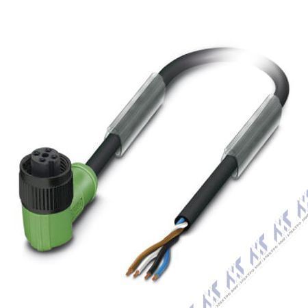 кабели с установленными разъемами sac-4p-10,0-pur/m12fr p