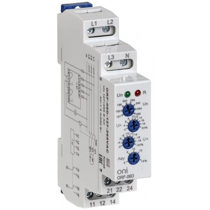 На фото: реле ONI orf-06d-127-265vac (IEK) 