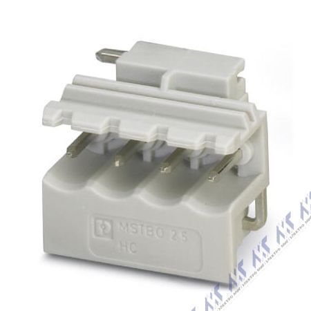 На фото: штекерные разъемы для печатных плат mstbo 2,5/ 4-g1l kmgy vpe100 Phoenix Contact