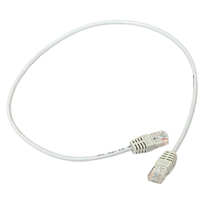 Патч-корд TERACOM Cat.5E (1Гбит/с) неэкранированный UTP оболочка PVC серый (0,5м) 