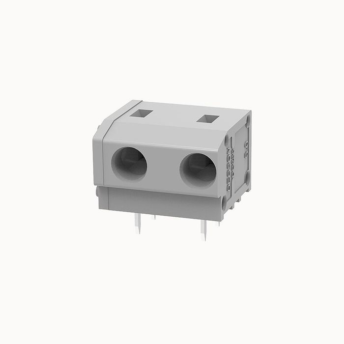 На фото клеммник нажимной на плату DG235W-7.5-02P-11-00Z(H) DEGSON (Дегсон) 
