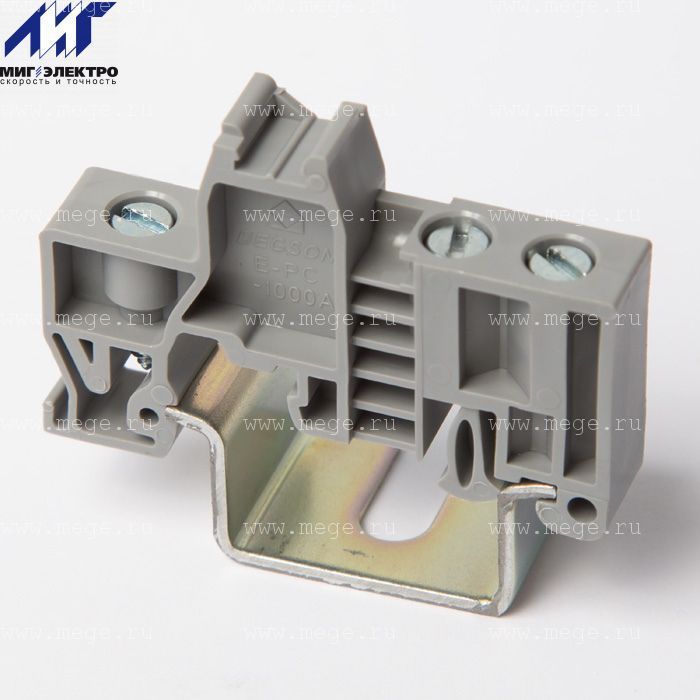 На фото: Общие аксессуары для клемм на DIN-рейку e-pc-01p-11-1000z(h) DEGSON (Дегсон) 