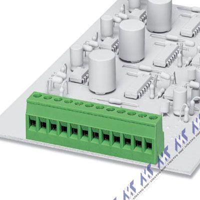 На фото: клеммные блоки для печатного монтажа emkds 2,5/ 5-5,08 Phoenix Contact