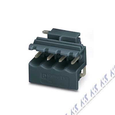 На фото: штекерные разъемы для печатных плат mstbo 2,5/ 4-g1l bugy Phoenix Contact