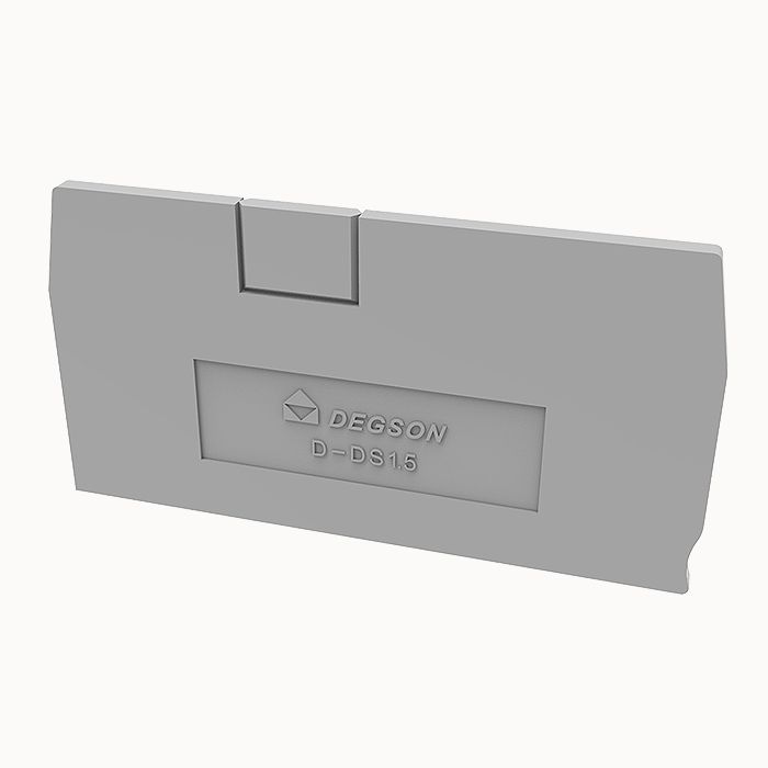 На фото: проходные пружинные клеммы ds1.5-01p-14-00z(h) DEGSON (Дегсон) 