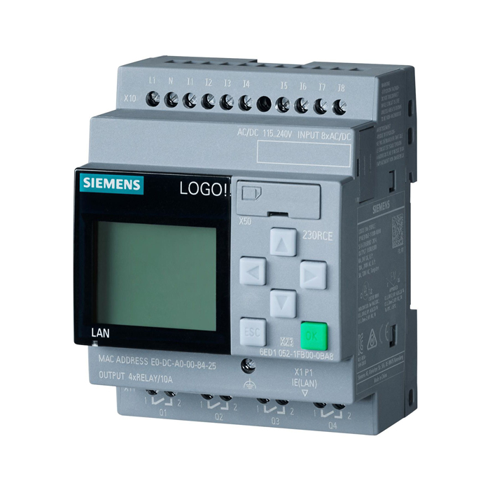 logo! basic c клавиатурой и дисплеем 6ed10521hb080ba1