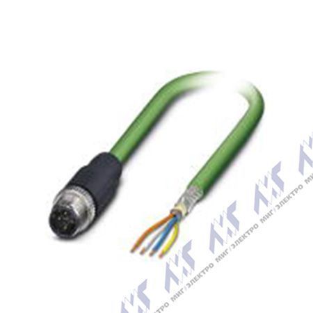 кабели с установленными разъемами vs-oe-m12ms-93r-li/2,0