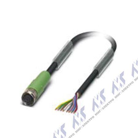 кабели с установленными разъемами sac-8p- 3,0-pur/m 8fs