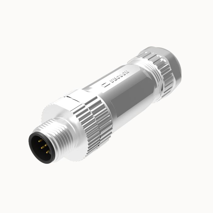 На фото: разъем pbsh-m12a-04p-mm-sl7002-00z(h) DEGSON (Дегсон) 