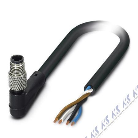 кабели с установленными разъемами sac-4p-m5mr/ 1,5-pur