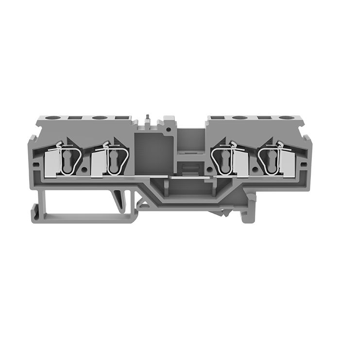 На фото: клеммы на DIN-рейку ws4-qu-01p-11-00a(h) DEGSON (Дегсон) 
