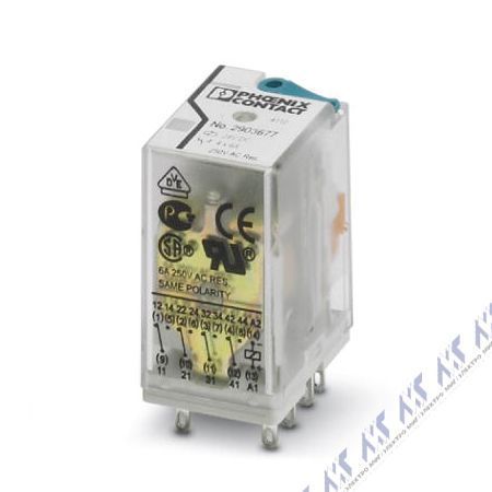 одиночные реле rel-ir4/l- 24ac/4x21au