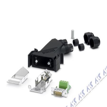 шинный штекер d-sub vs-09-profibus-sc-bk