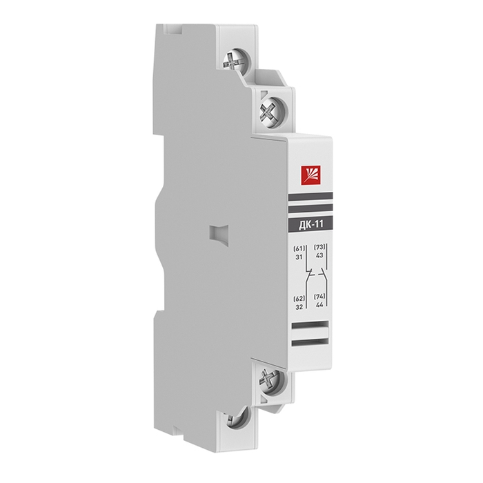 На фото: контакт дополнительный апд-32 дк-11 no+nc ekf ЭКФ (ЕКФ)