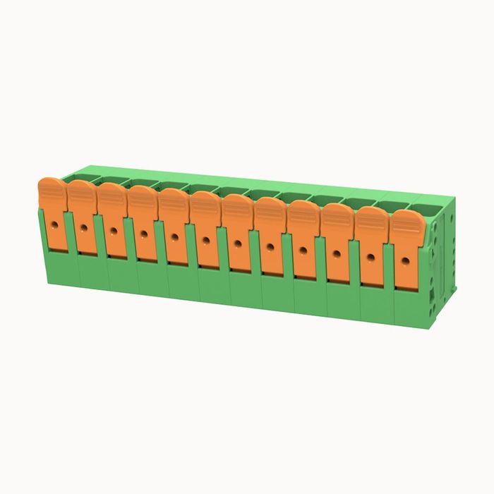 На фото клеммник нажимной на плату DG2216V-10.0-DB-12P-14-00Z(H) DEGSON (Дегсон) 