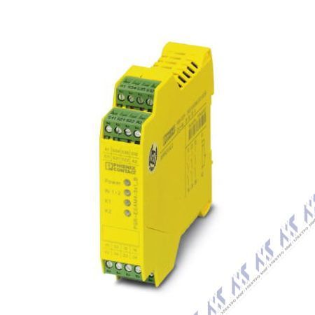 На фото: реле безопасности psr-spp- 24uc/esam4/3x1/1x2/b Phoenix Contact