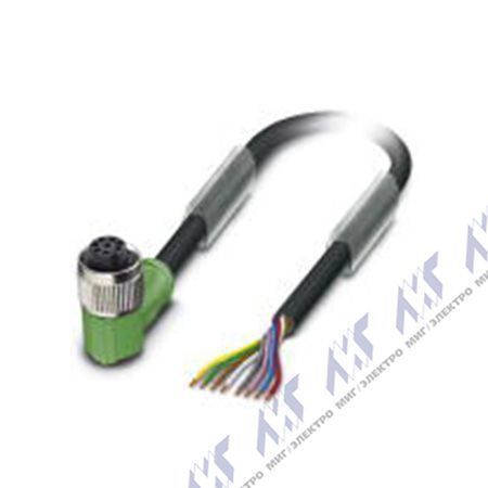 кабели с установленными разъемами sac-8p- 5,0-pvc/m12fr