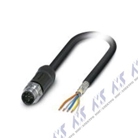 кабели с установленными разъемами vs-m12msd/ 2,0-93x od