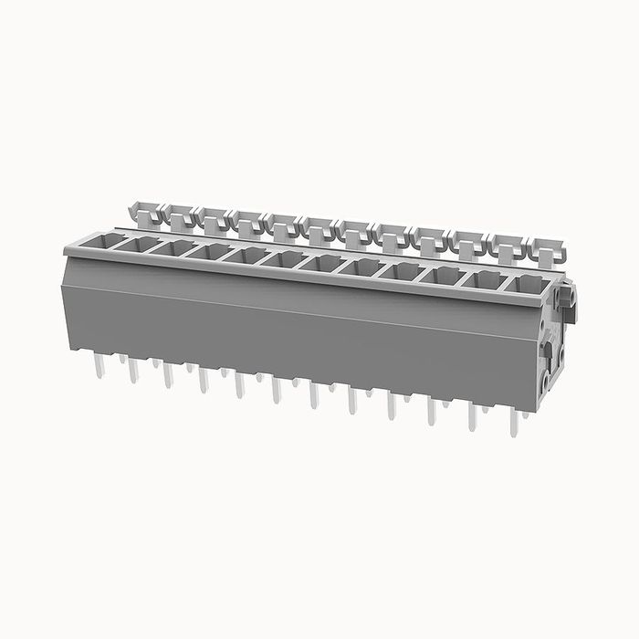 На фото клеммник нажимной на плату DG242V-5.0-12P-11-00Z(H) DEGSON (Дегсон) 