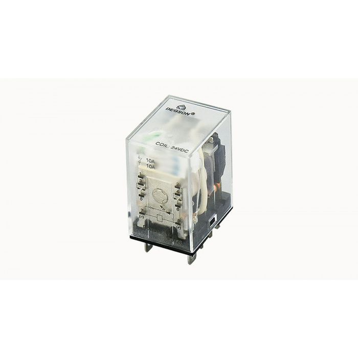 На фото промышленное реле серии DRPL drpl-2c-l-a48-02z(h) DEGSON (Дегсон) 
