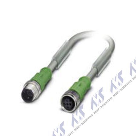 кабели с установленными разъемами sac-3p-m12ms/ 0,6-800/m12fs