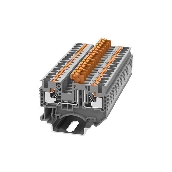 На фото: пружинные клеммы ds4-mt-01p-11-00z(h) DEGSON (Дегсон) 