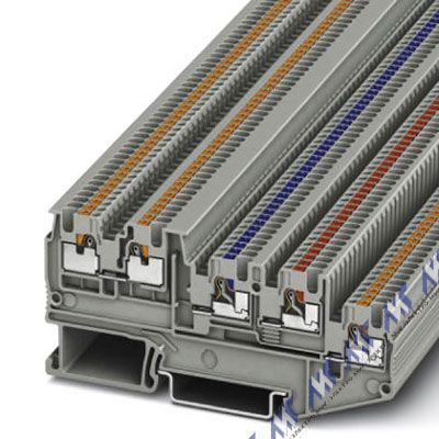 Клеммы для датчиков зажим push-in ptio 1,5/s/4