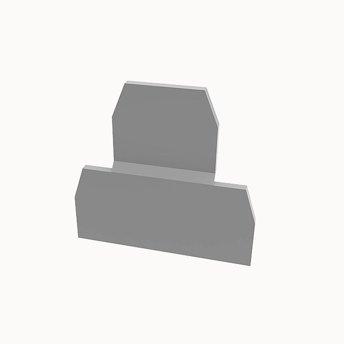 На фото: торцевые крышки для клемм d-pckk2.5-01p-11-00a(h) DEGSON PC (Дегсон) 