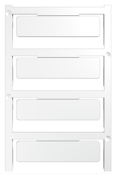 фото WEIDMULLER  187731000 маркировочные элементы для устройств, 15 x 60 mm, белый, без маркировки, самоклеящиеся