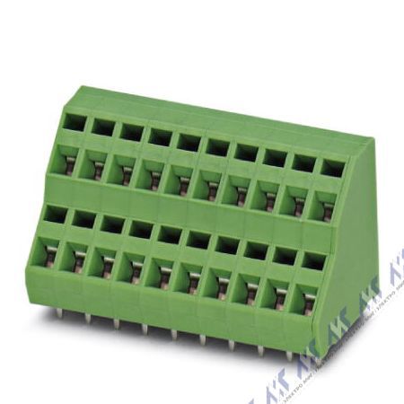 На фото: клеммные блоки для печатного монтажа zfkkdsa 1,5-5,08- 9 Phoenix Contact