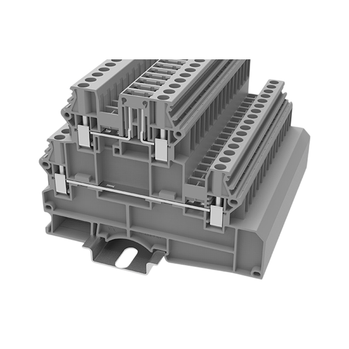 На фото: Клеммы с размыкателем DHV dhv4-2l-tg-01p-11-00z(h) DEGSON (Дегсон) 