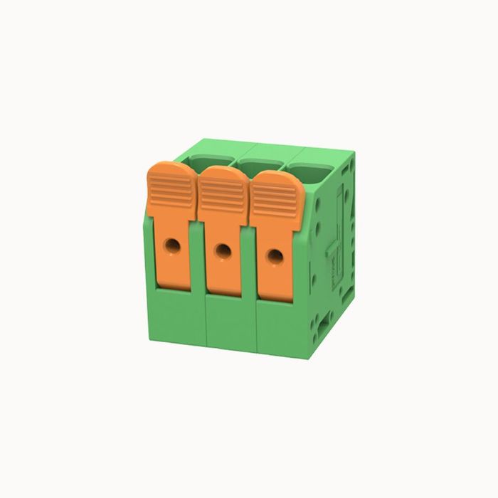 На фото клеммник нажимной на плату DG2206V-7.5-DB-03P-14-00Z(H) DEGSON (Дегсон) 