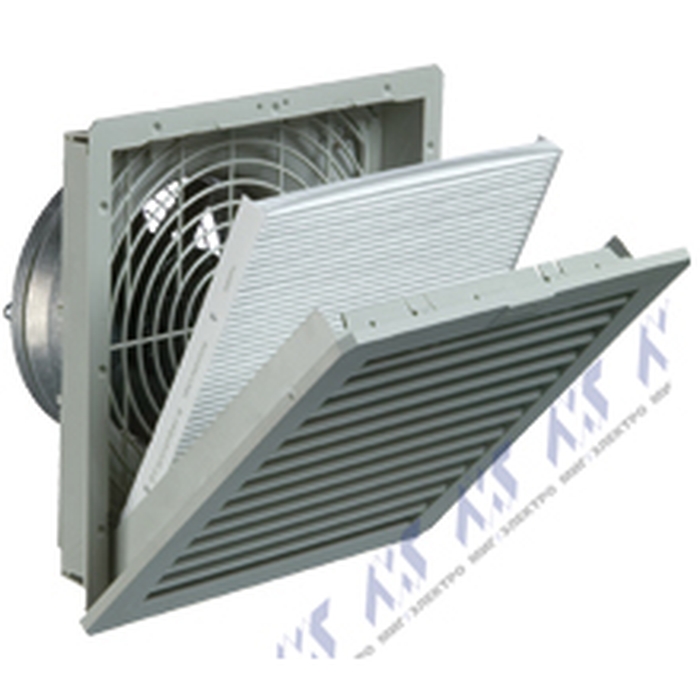 На фото: вентиляторы pf 43.000 12в ip55 uv emc PFANNENBERG (Пфанненберг) с воздушным фильтром PFA