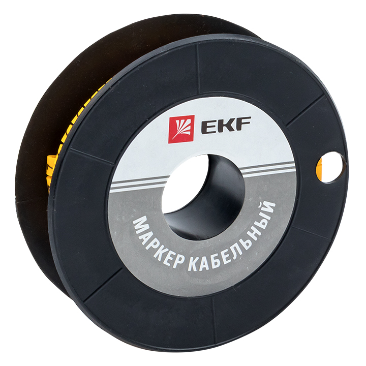 На фото: маркер кабельный 4,0 мм2 "7" (500 шт.) (ес-2) ekf ЭКФ (ЕКФ)