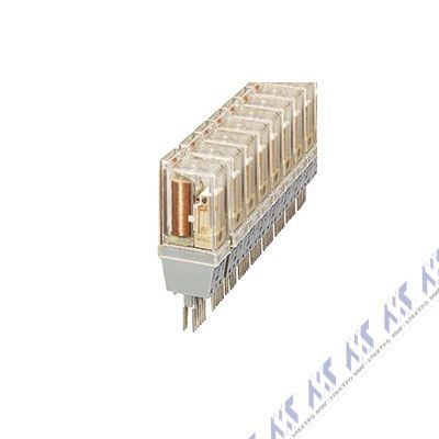 На фото: одиночное реле st-rel3-hg 24/21 Phoenix Contact (миниатюрное силовое) 