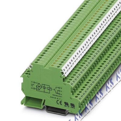 На фото: клеммы полупроводниковых реле dek-rel- 5/i/1 Phoenix Contact