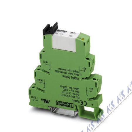 На фото: реле PHOENIX CONTACT PLC plc-rpt- 48dc/21-21 (интерфейсные модули реле)