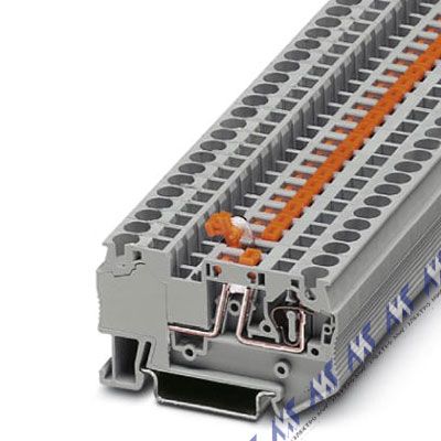клеммы с ножевыми размыкателями пружинный зажим st 4-mt