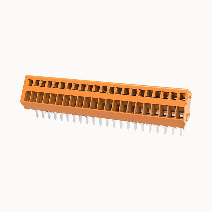 На фото клеммник нажимной на плату DG240W-2.54-22P-15-00Z(H) DEGSON (Дегсон) 