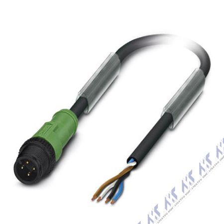 кабели с установленными разъемами sac-4p-m12ms/ 1,5-pur p