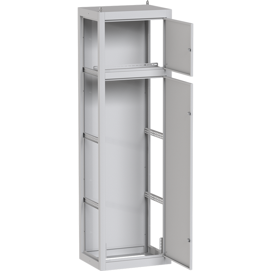 На фото: шкаф напольный металлический каркас вру-2 unit s сварной ip31 (2000х600х450) ekf proxima ЭКФ (ЕКФ)